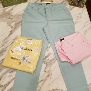 Talbots Women's Ankle Jeans set of 3 Size 18W